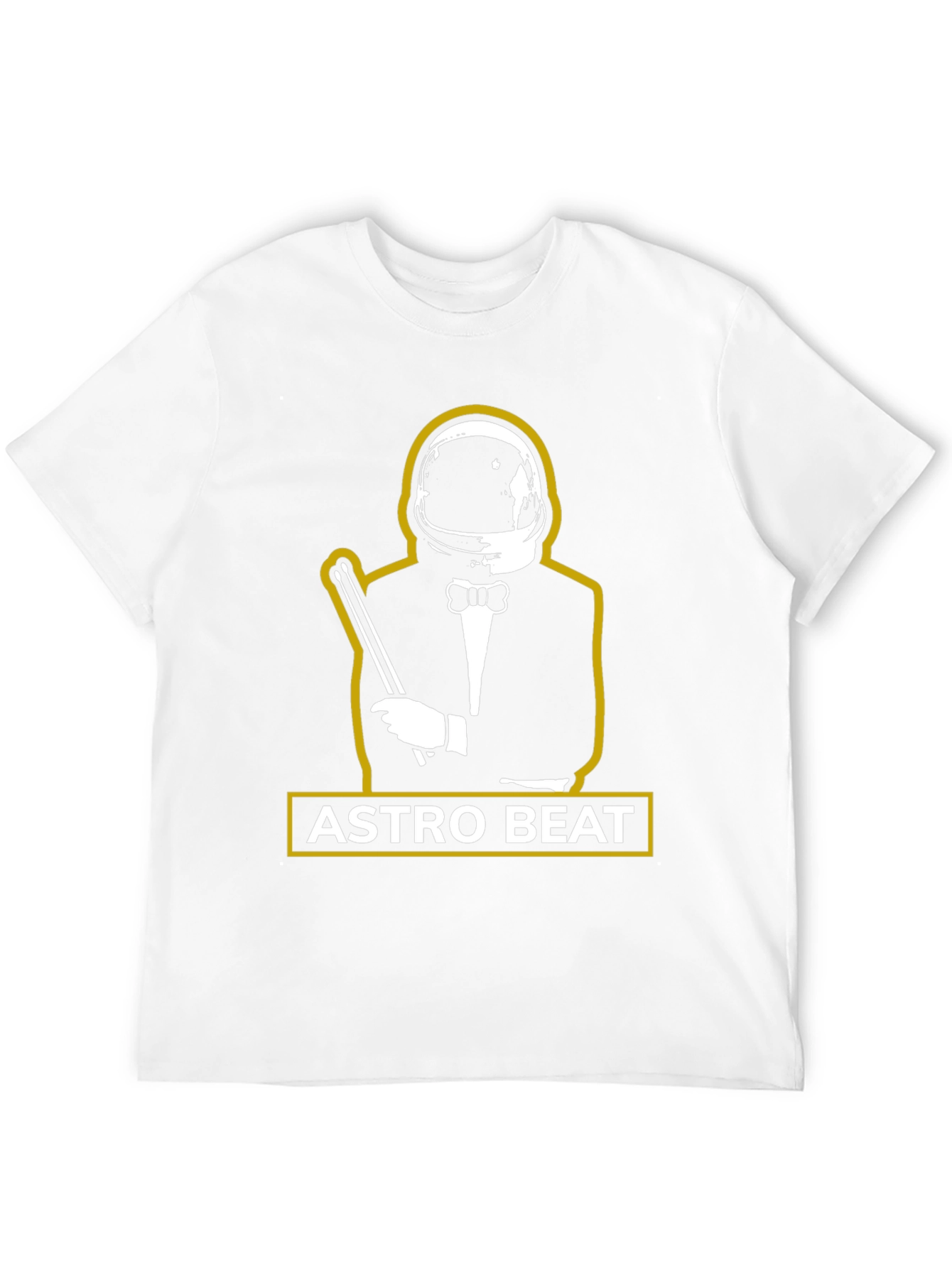 Astro Beat Graphic Tee - Stylish Astronaut Design
