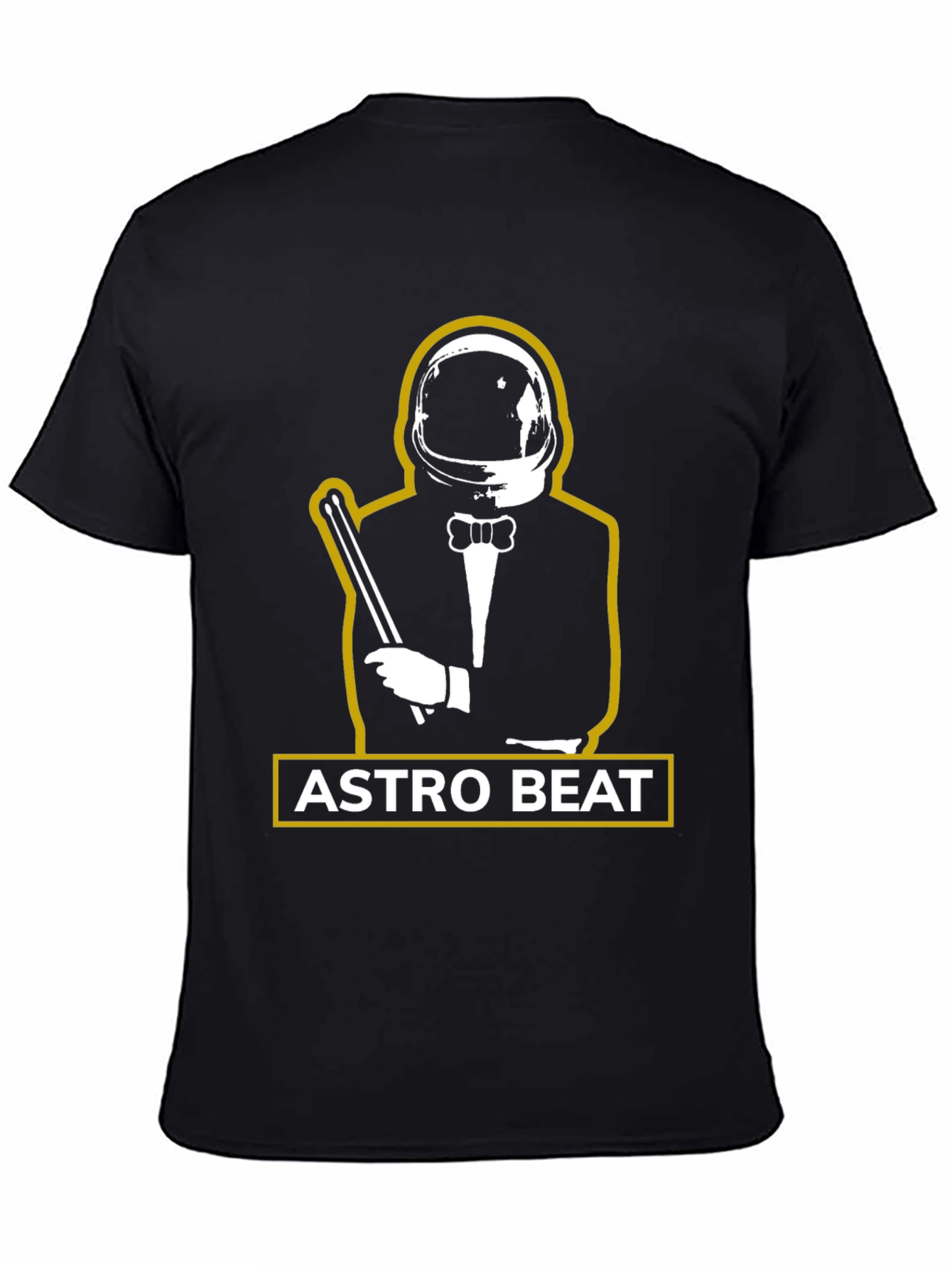 Astro Beat Graphic Tee - Stylish Astronaut Design
