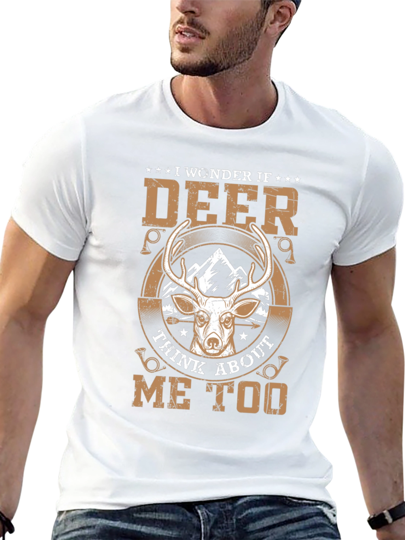 I Wonder If Deer Think About Me Too T-Shirt