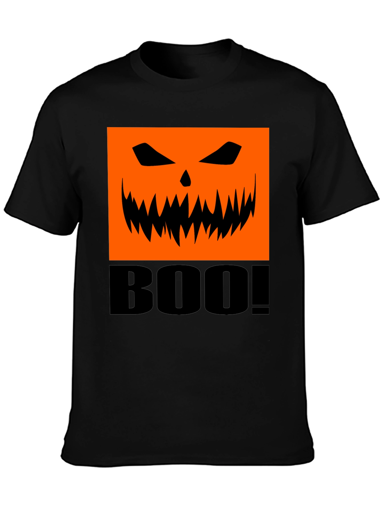 Spooky Boo! Pumpkin Face Halloween T-Shirt