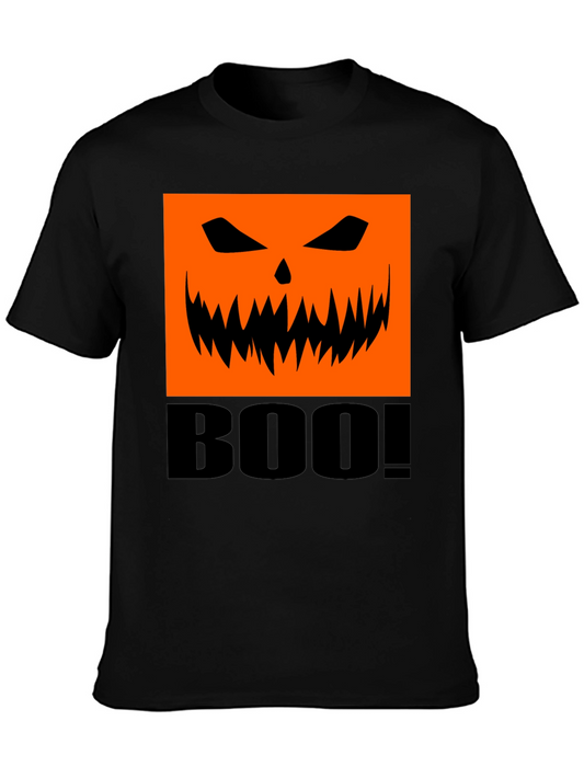 Spooky Boo! Pumpkin Face Halloween T-Shirt