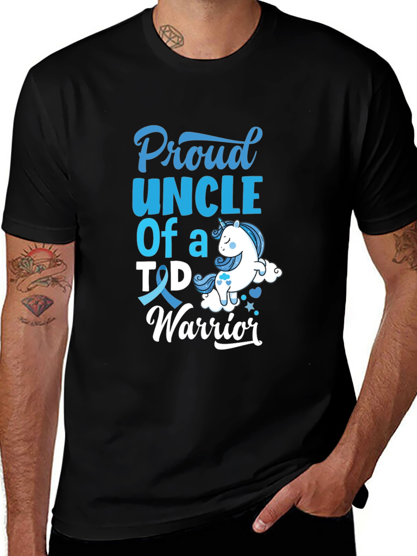 Proud Uncle T1D Warrior Graphic Tee