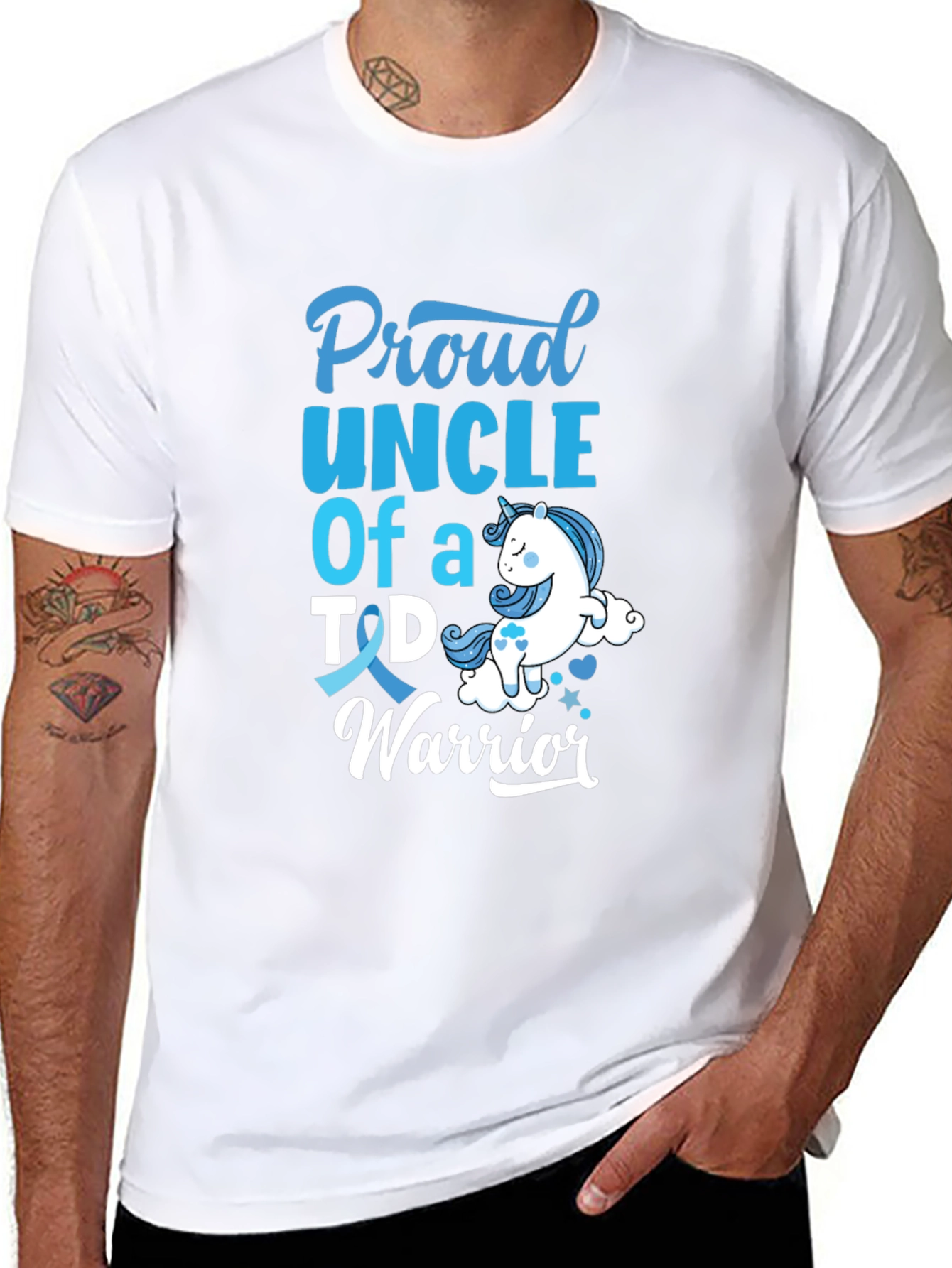 Proud Uncle T1D Warrior Graphic Tee