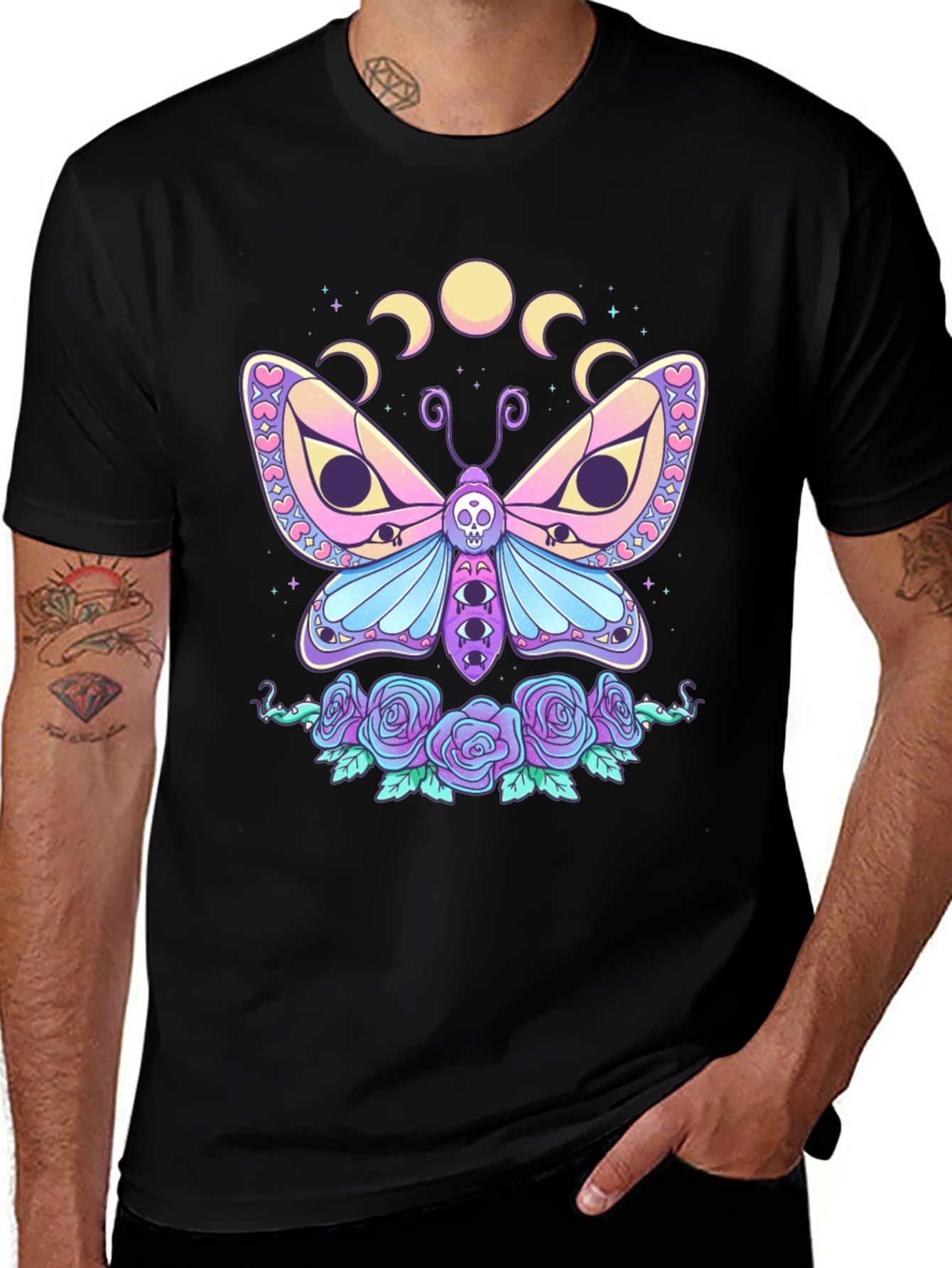 Pastel Goth Moth T-Shirt