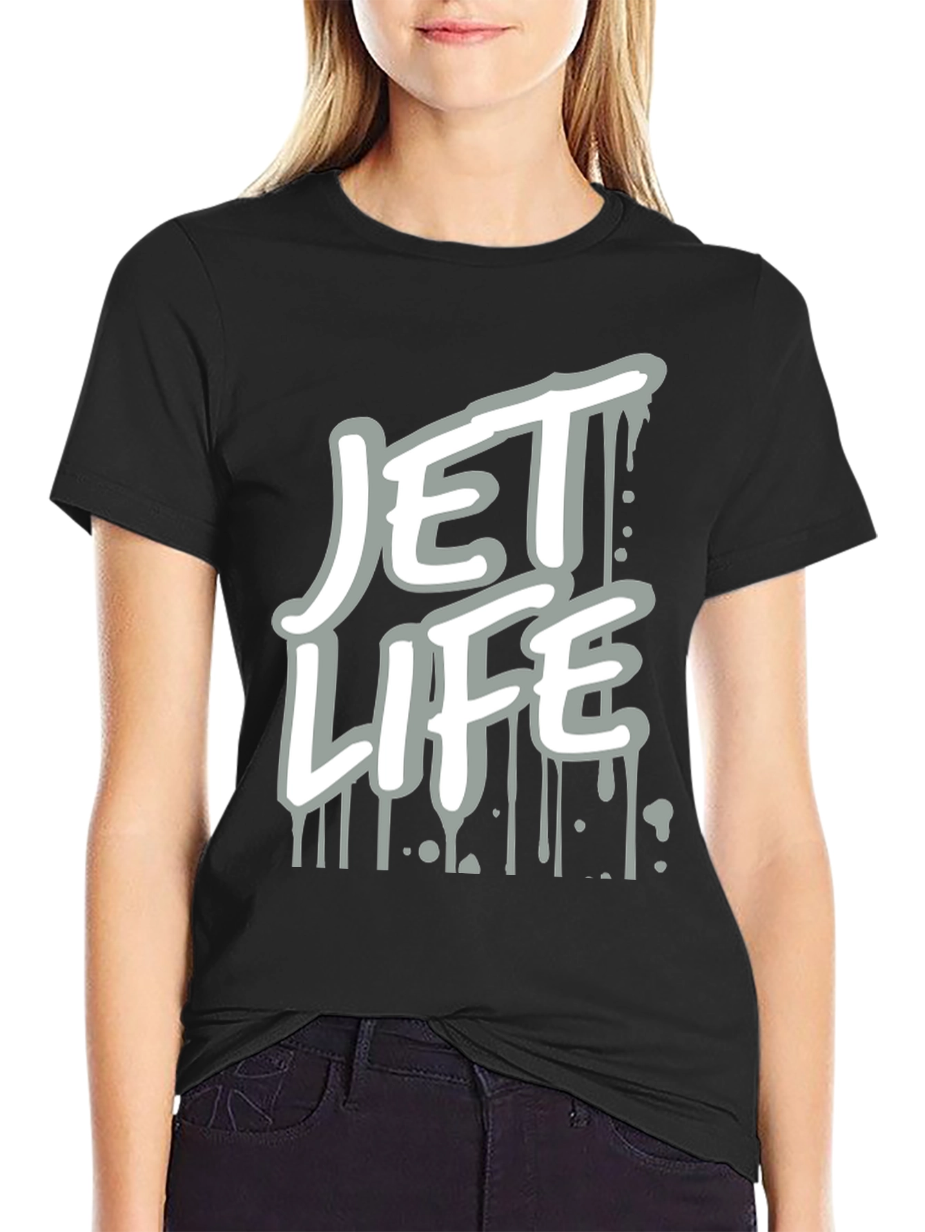 Jet Life Graphic Print T-Shirt