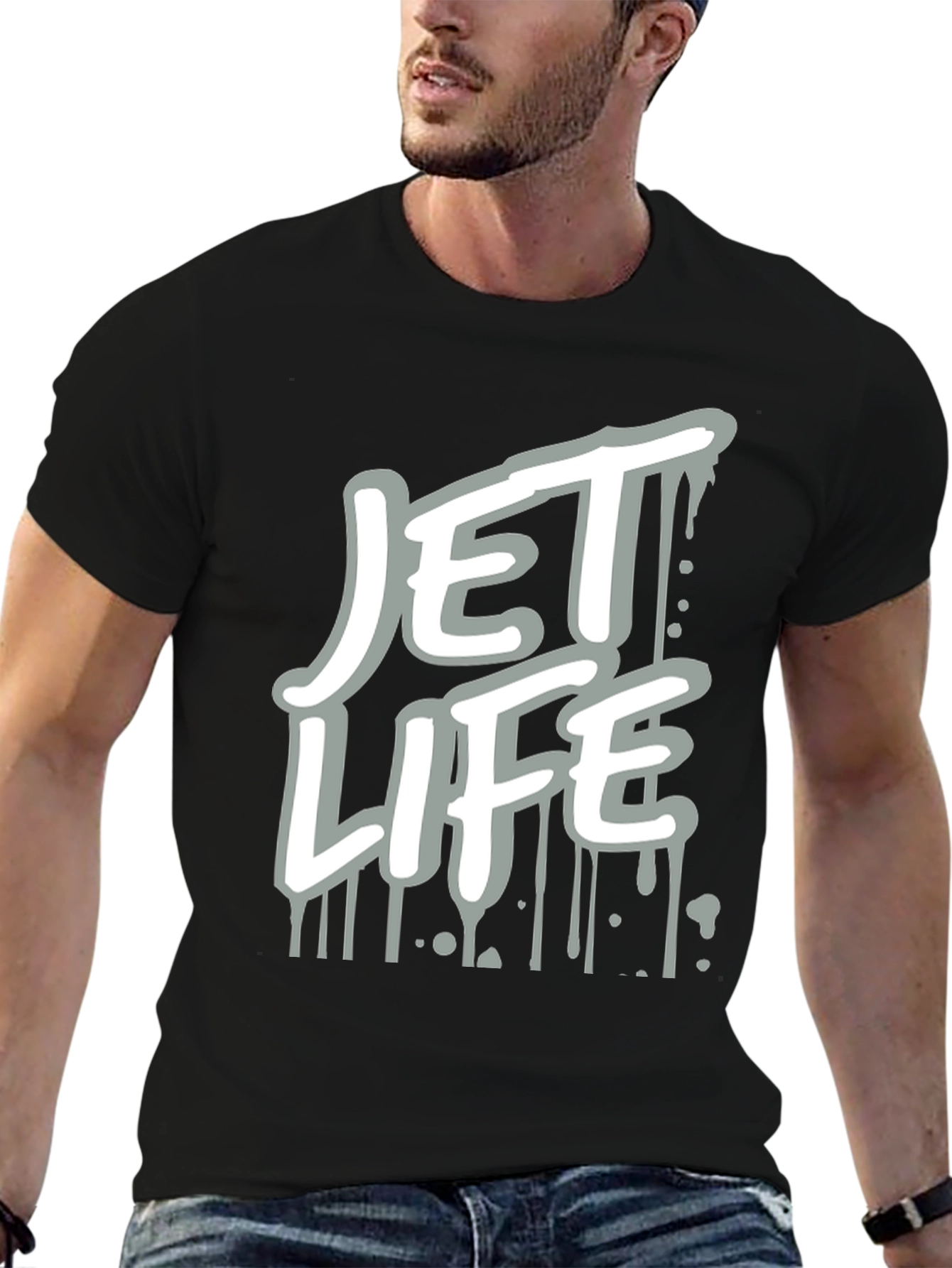 Jet Life Graphic Print T-Shirt