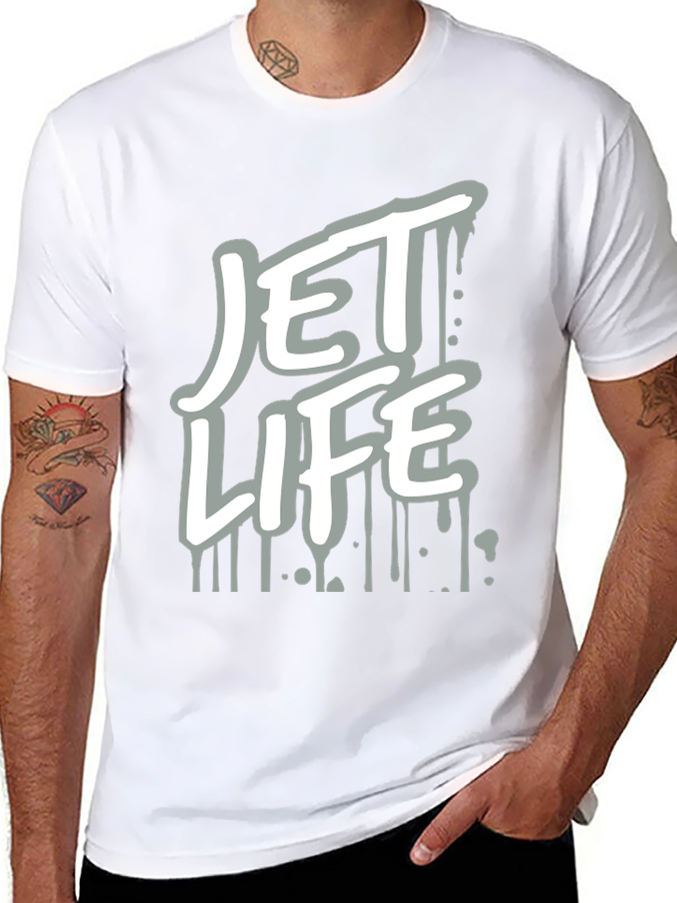 Jet Life Graphic Print T-Shirt