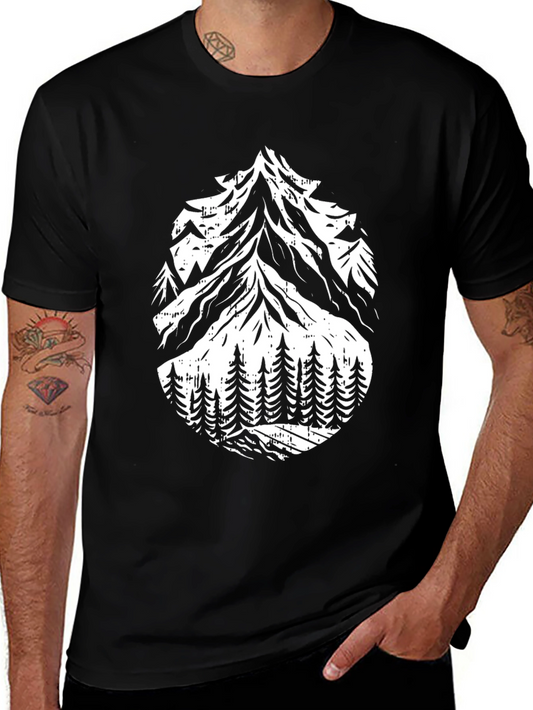 Mountain Graphic Tee - Nature Lovers T-Shirt