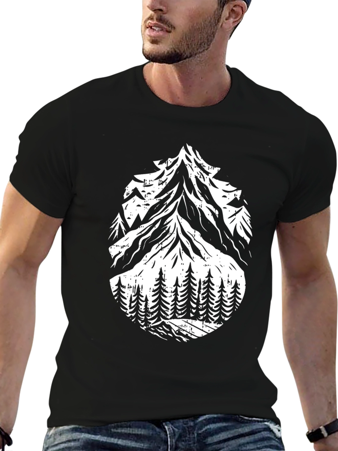 Mountain Graphic Tee - Nature Lovers T-Shirt