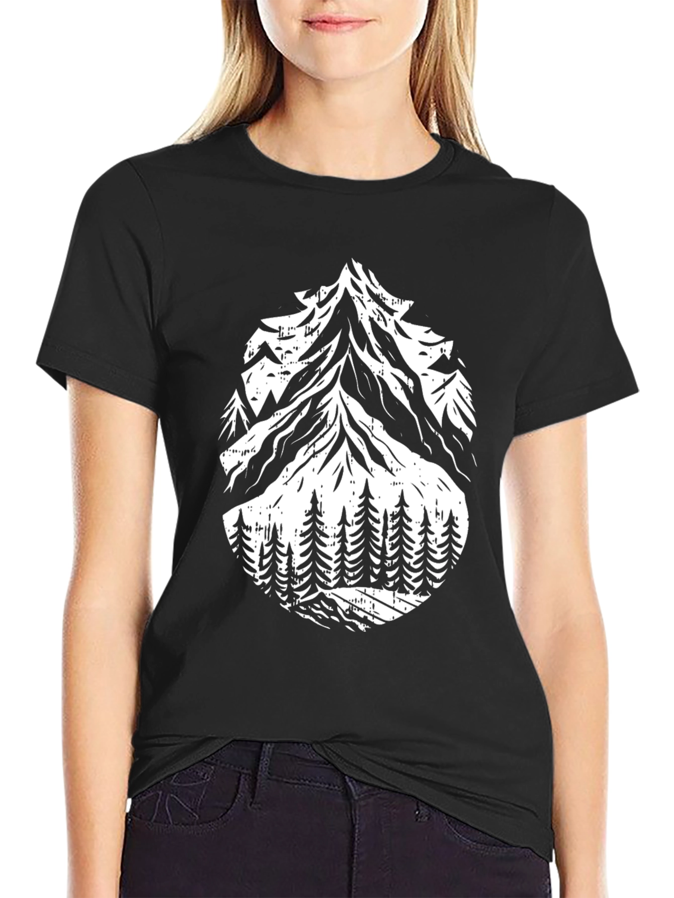 Mountain Graphic Tee - Nature Lovers T-Shirt