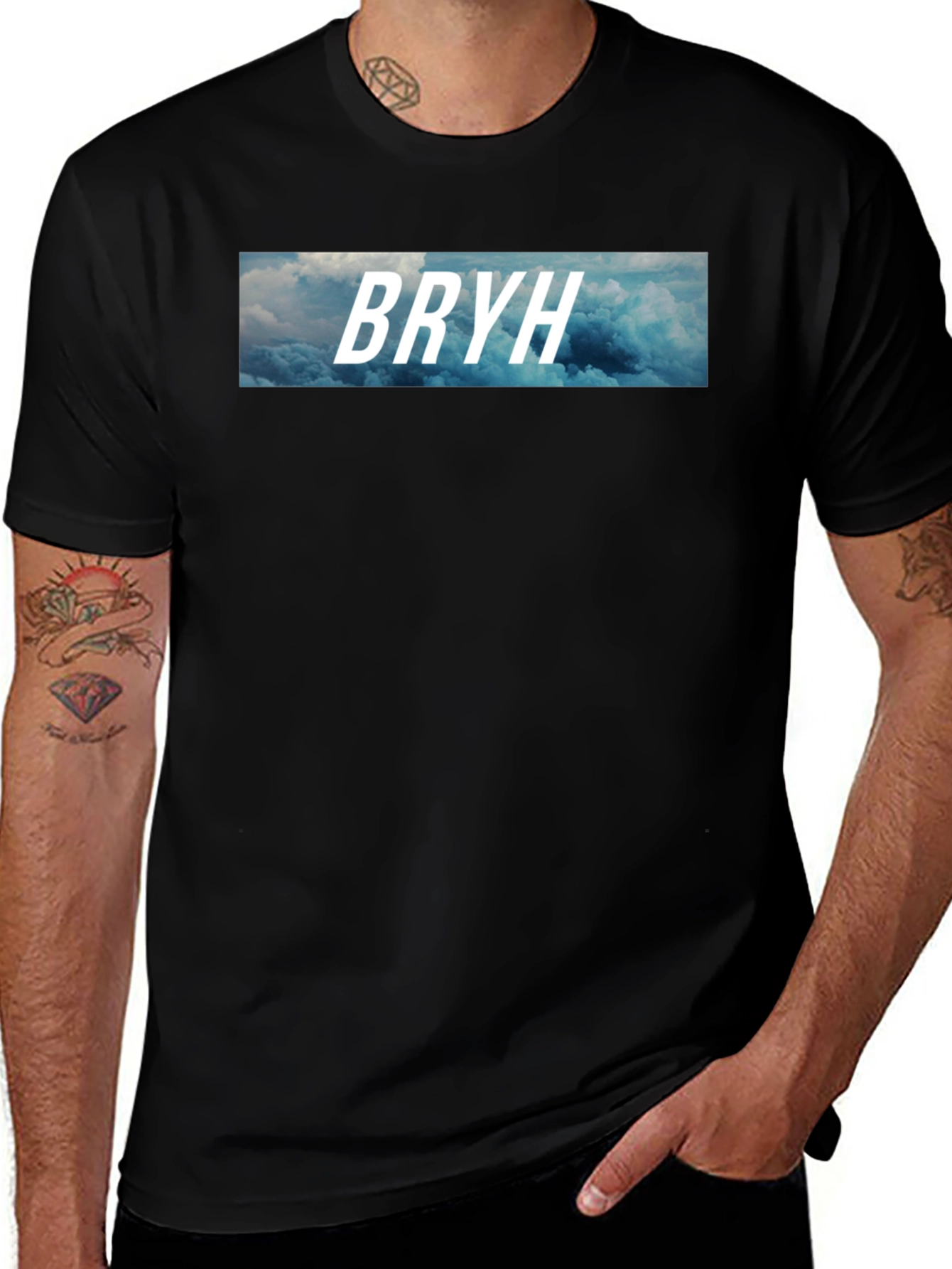 BRYH Cloud Graphic Tee - Cool Comfort