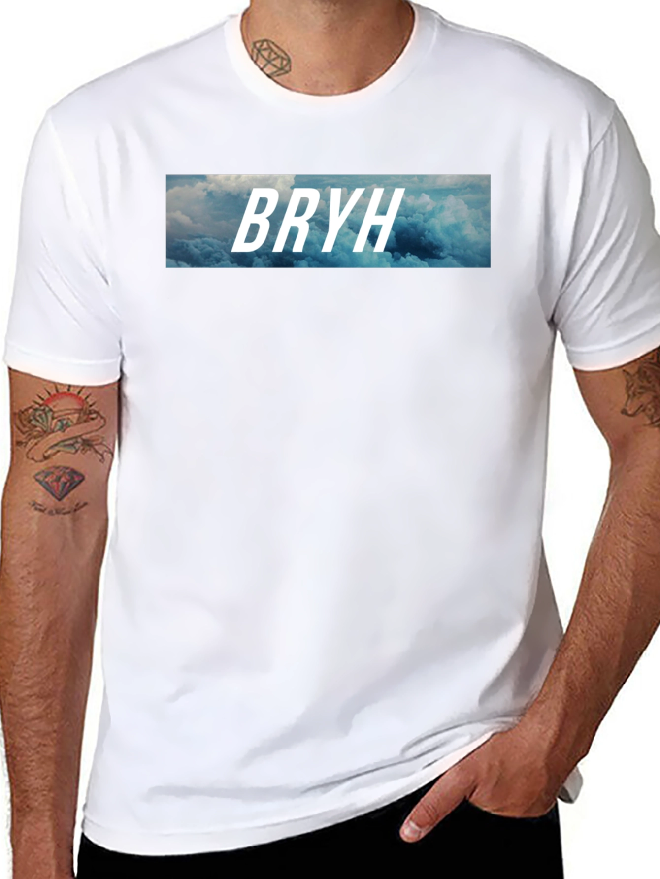 BRYH Cloud Graphic Tee - Cool Comfort