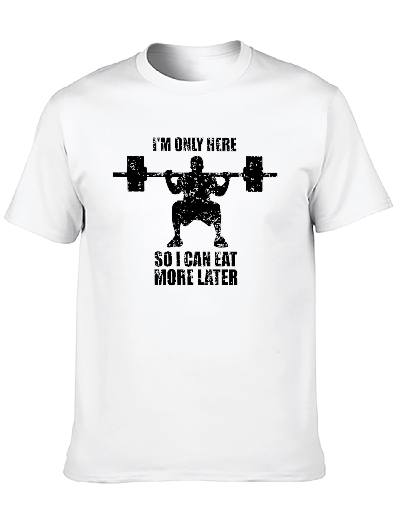 Gym Humor T-Shirt - Eat More Later