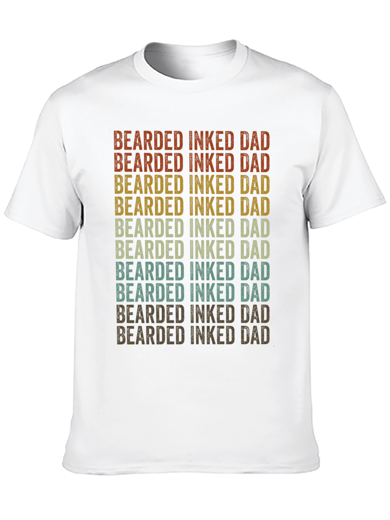 Bearded Inked Dad Graphic Tee