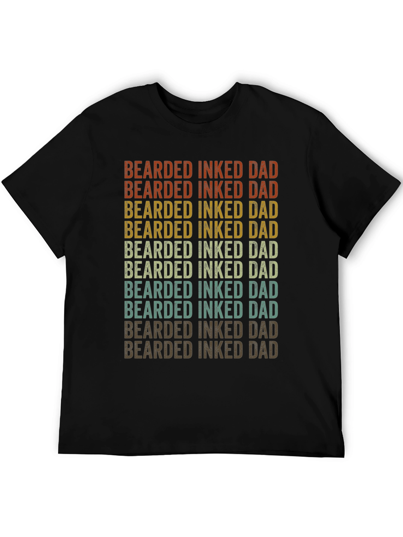 Bearded Inked Dad Graphic Tee