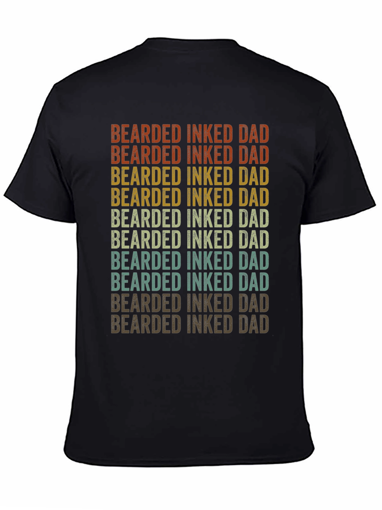 Bearded Inked Dad Graphic Tee
