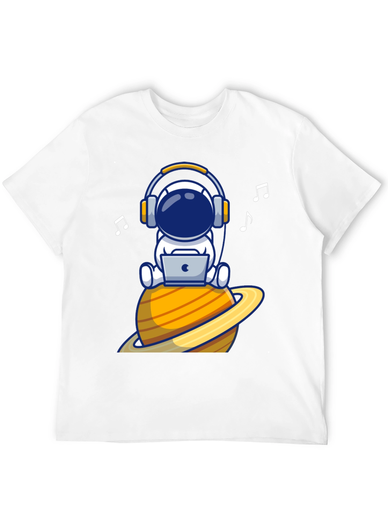 Astronaut DJ Graphic Tee - Space Tunes T-Shirt