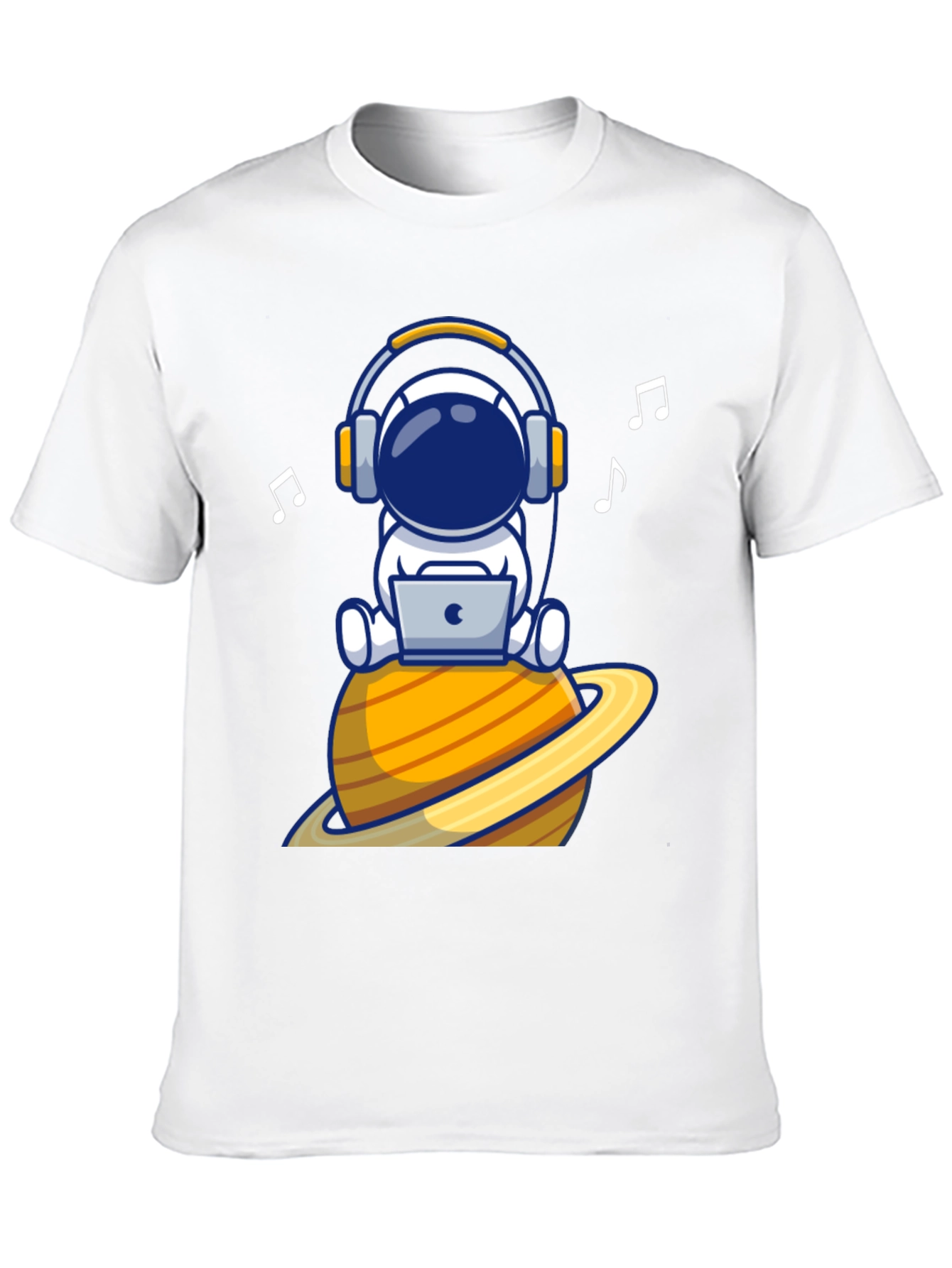 Astronaut DJ Graphic Tee - Space Tunes T-Shirt