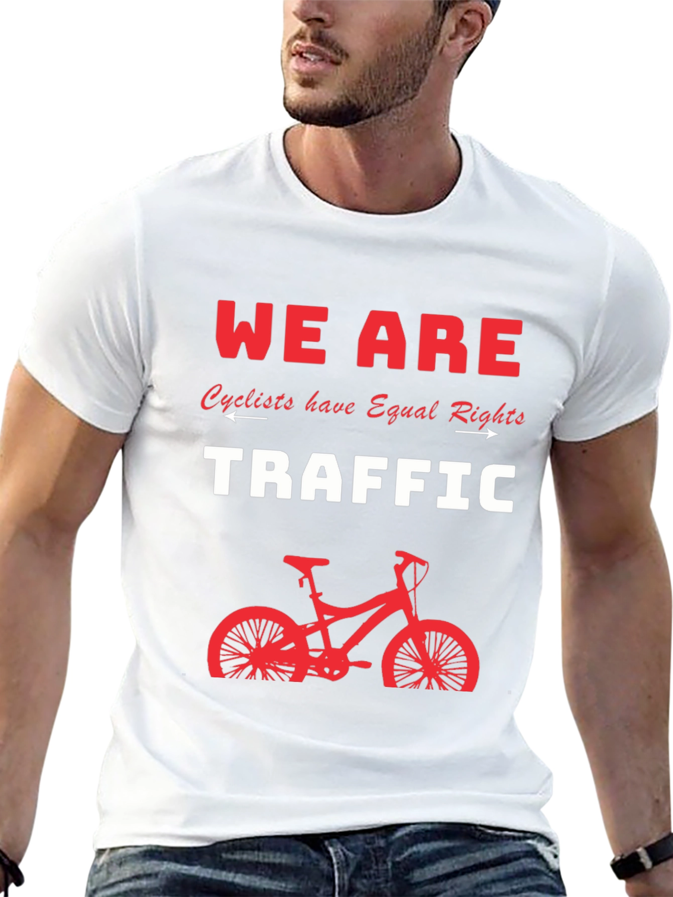 Cyclist Equal Rights Graphic Tee