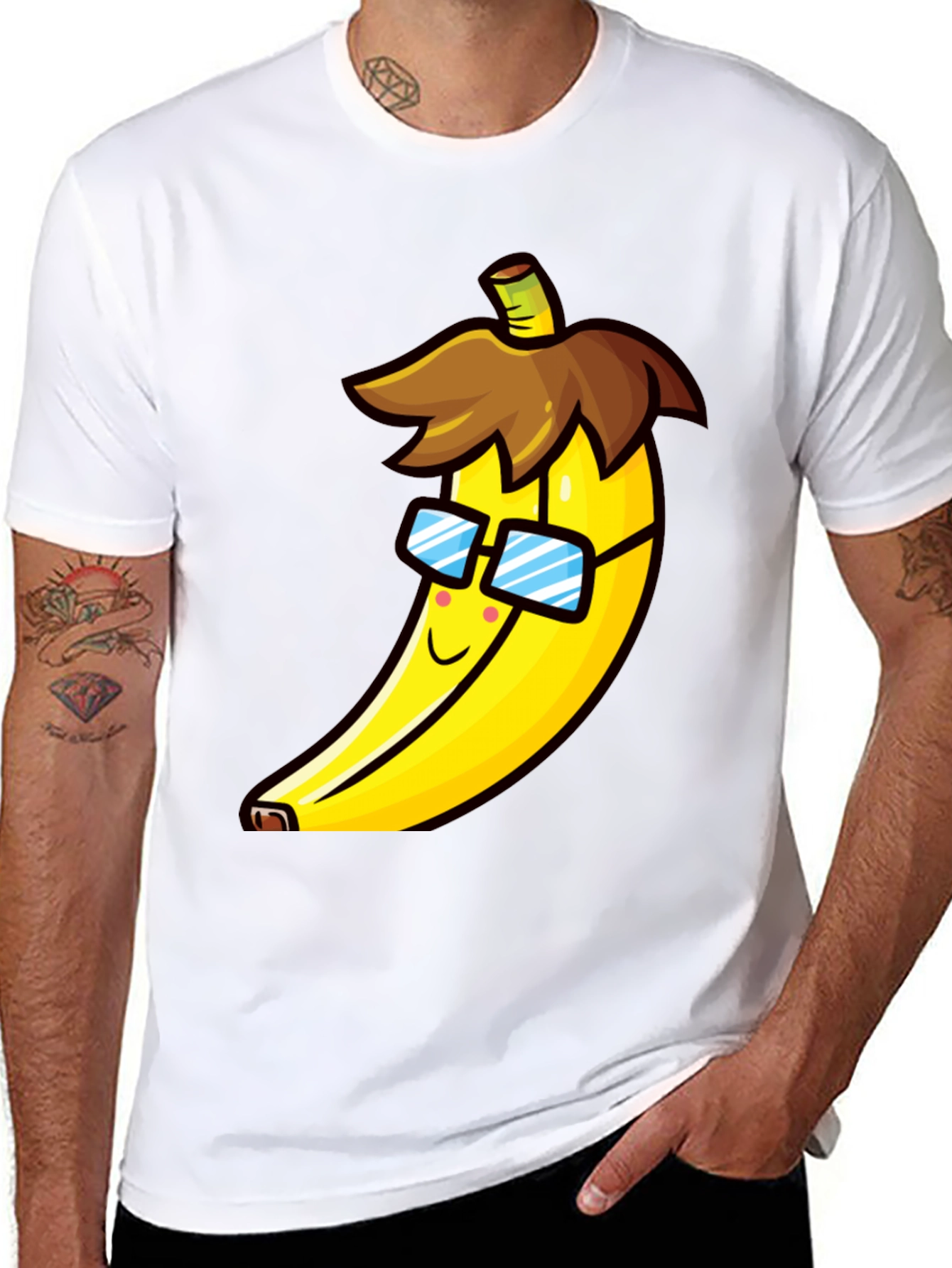 Cool Banana T-Shirt - Fun Cartoon Graphic Tee