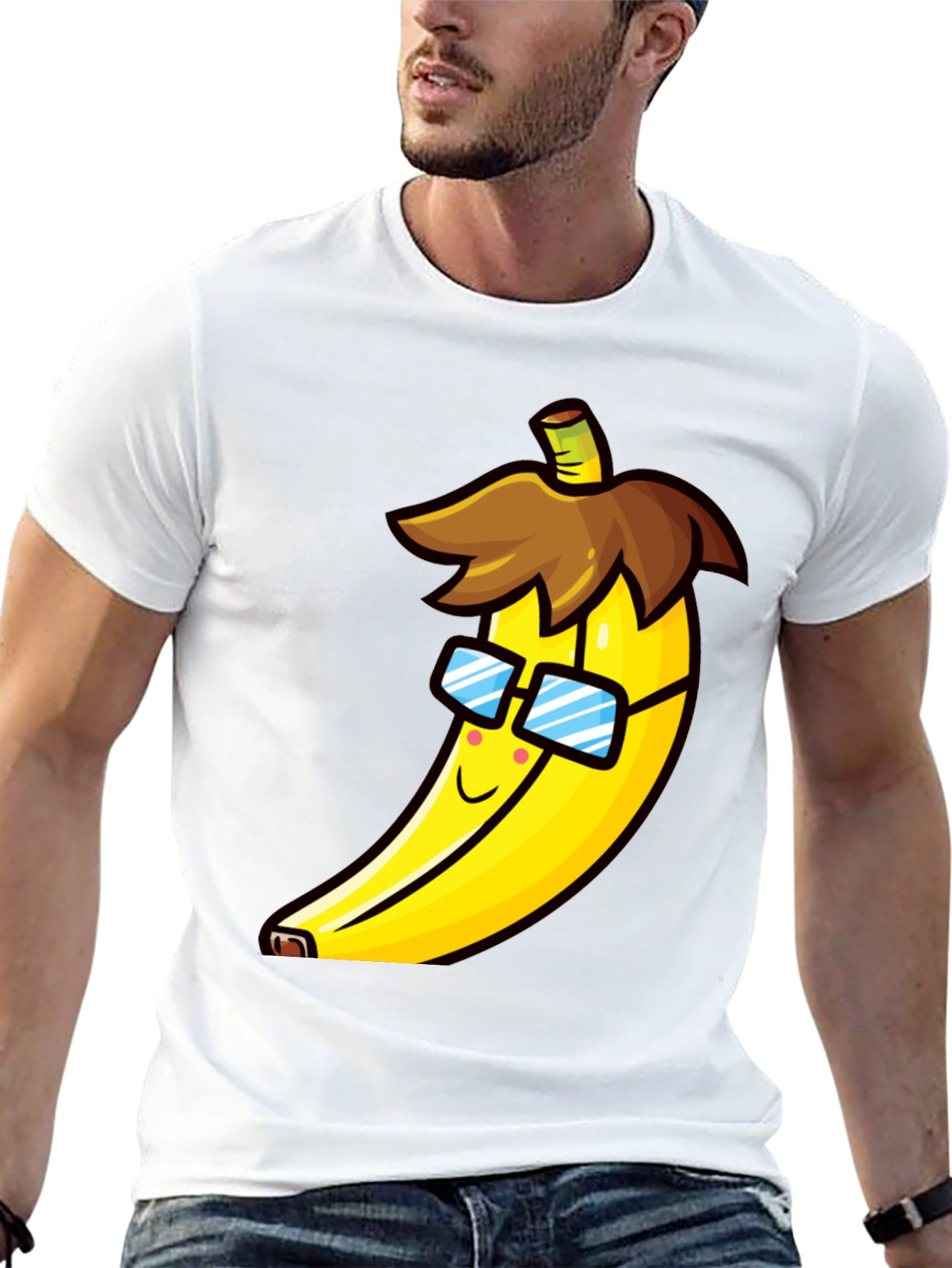 Cool Banana T-Shirt - Fun Cartoon Graphic Tee
