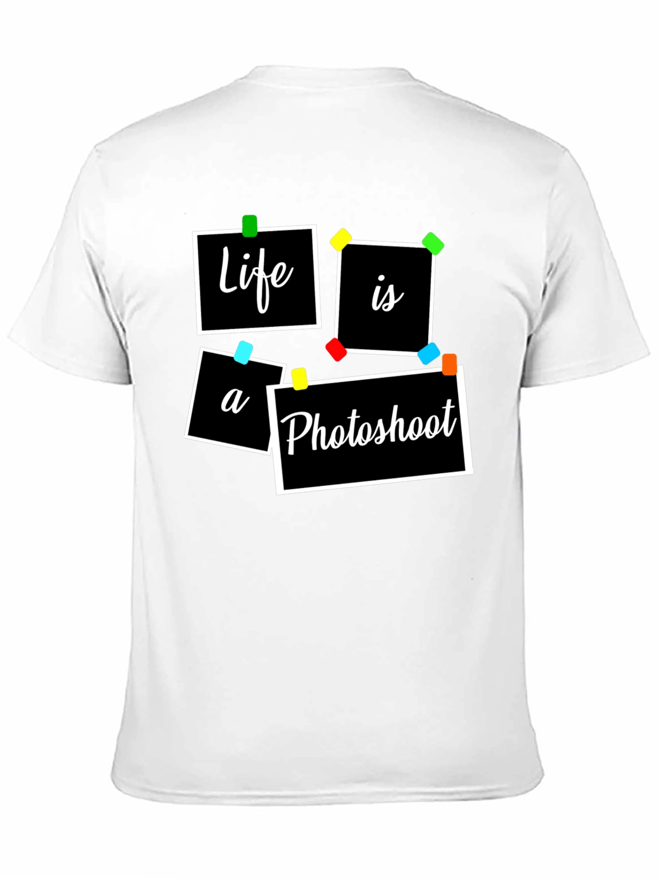 Life is a Photoshoot Black Graphic Tee