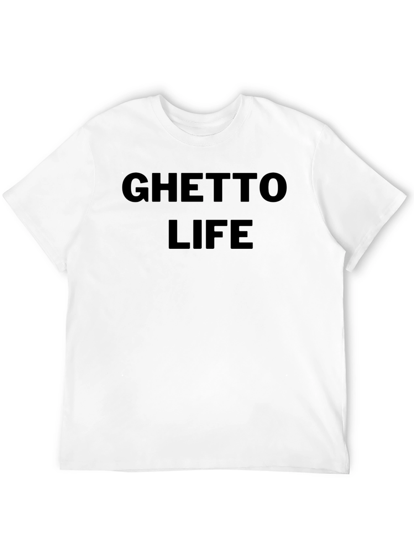 Ghetto Life Black T-Shirt