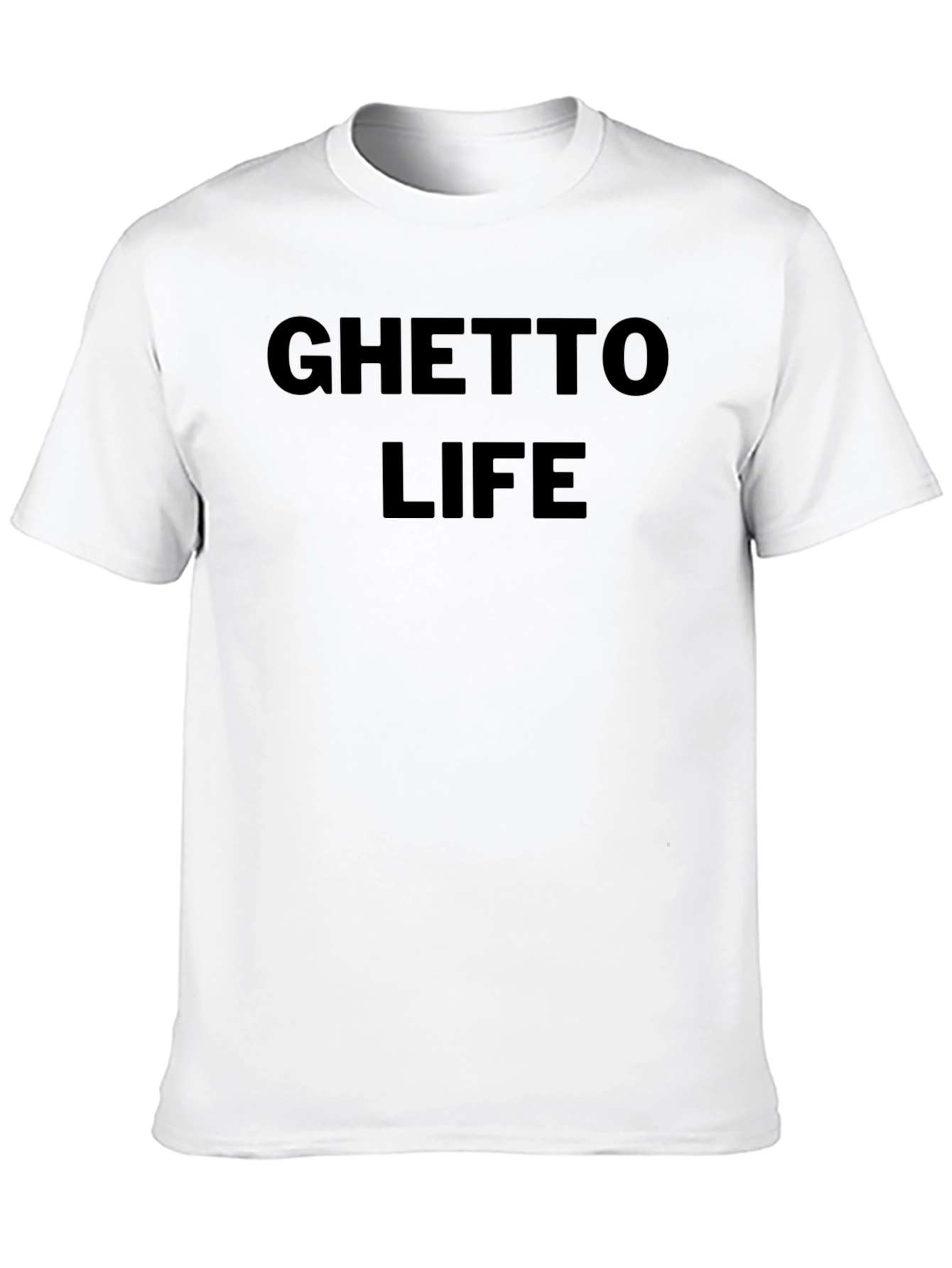 Ghetto Life Black T-Shirt