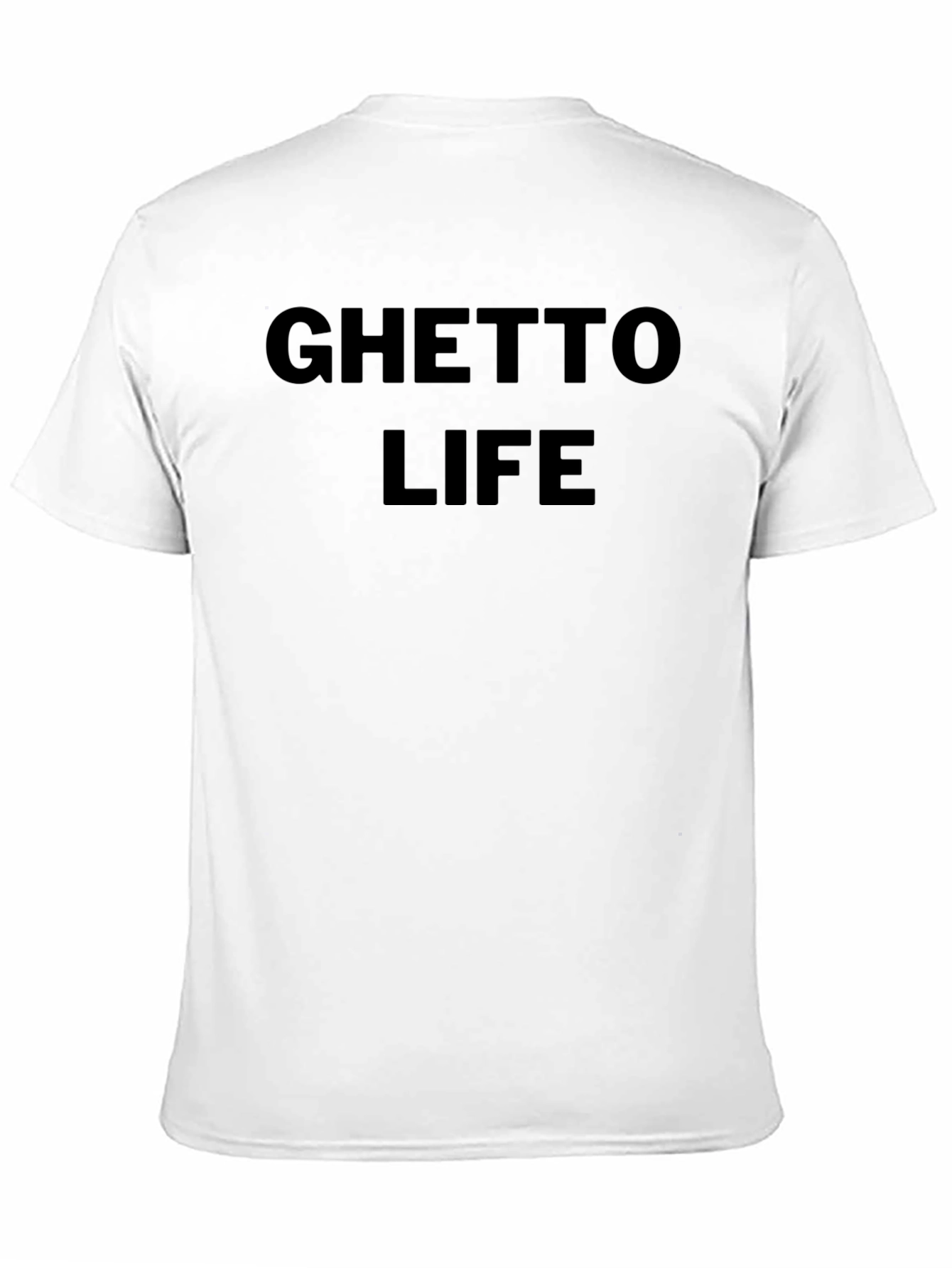 Ghetto Life Black T-Shirt