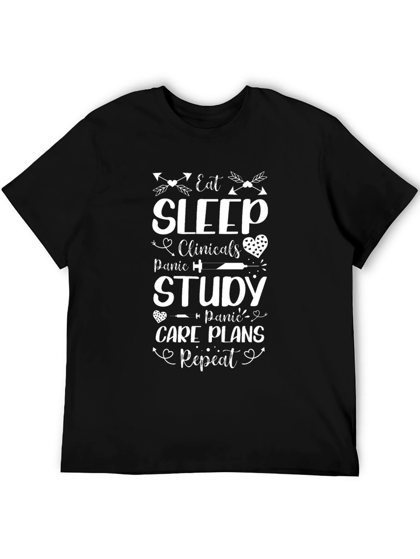 Eat Sleep Clinicals Nurse T-Shirt