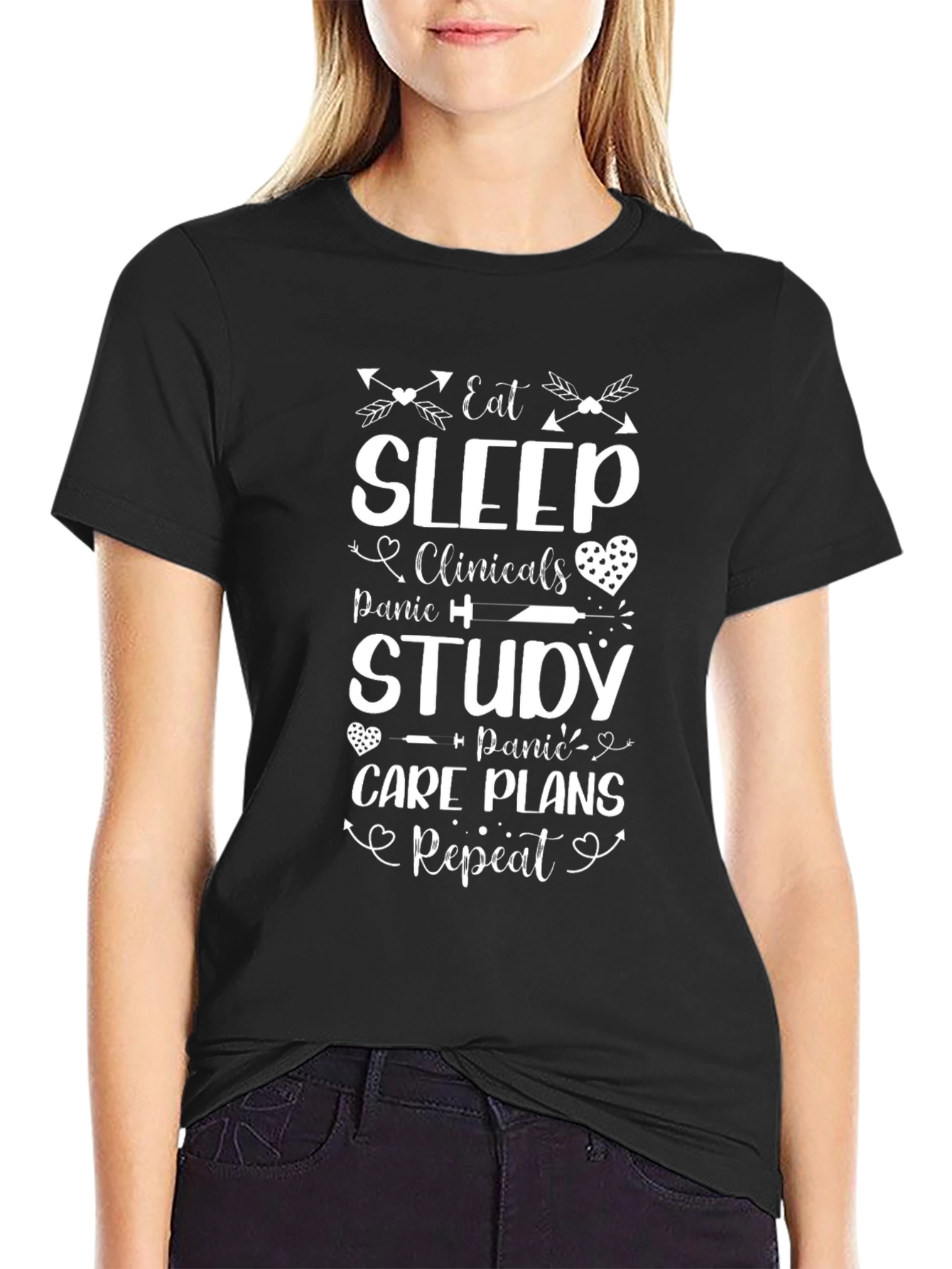 Eat Sleep Clinicals Nurse T-Shirt
