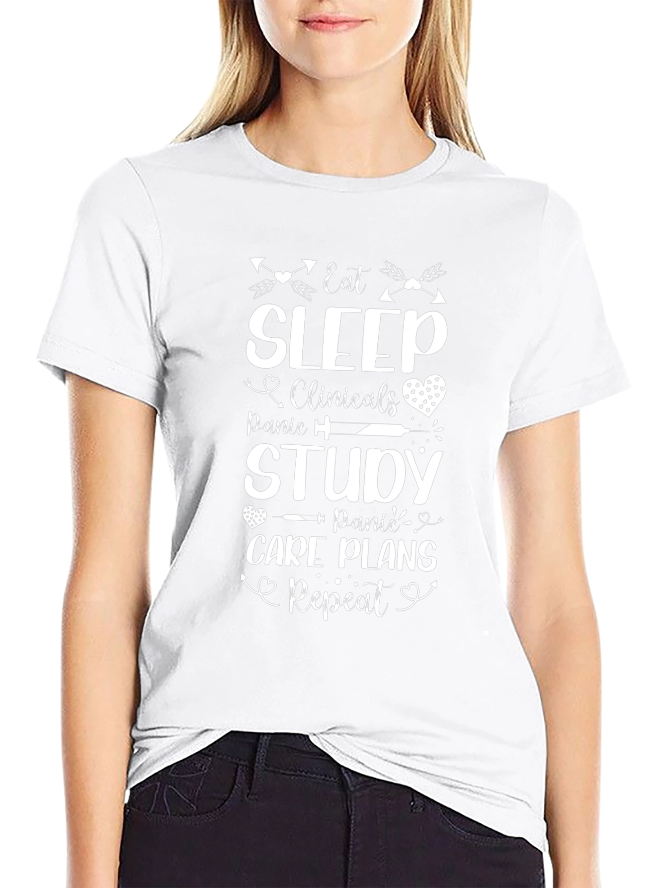 Eat Sleep Clinicals Nurse T-Shirt