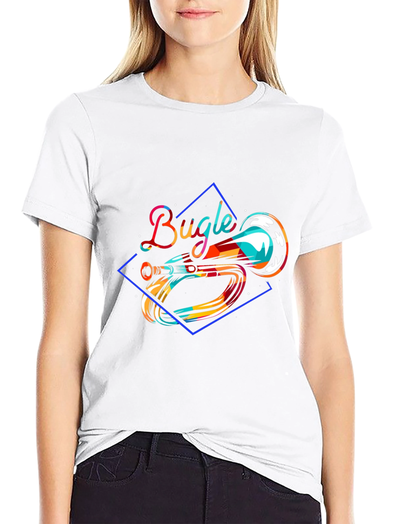Bugle Graphic T-Shirt - Unique Music Design