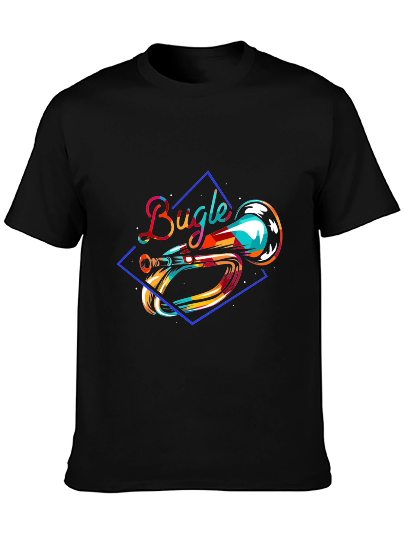 Bugle Graphic T-Shirt - Unique Music Design