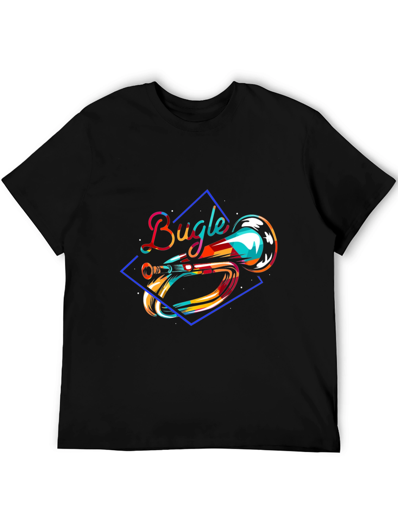Bugle Graphic T-Shirt - Unique Music Design
