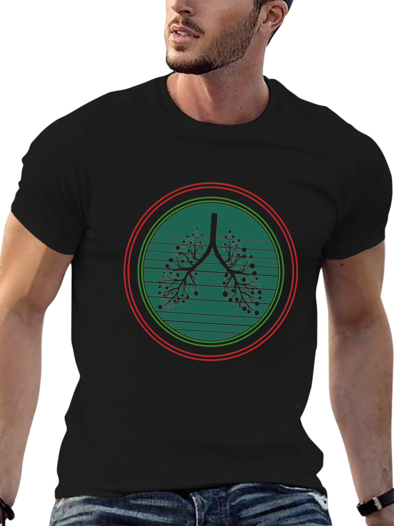Lungs Graphic Tee - Unique Design