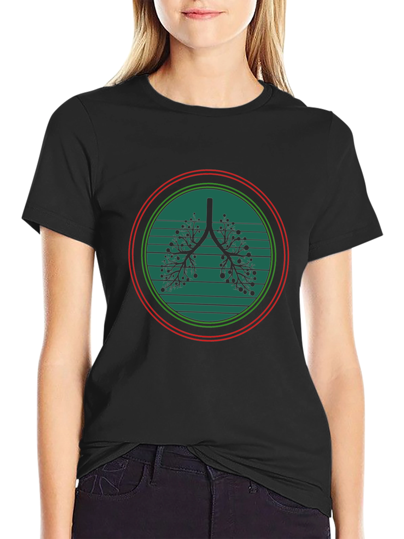 Lungs Graphic Tee - Unique Design
