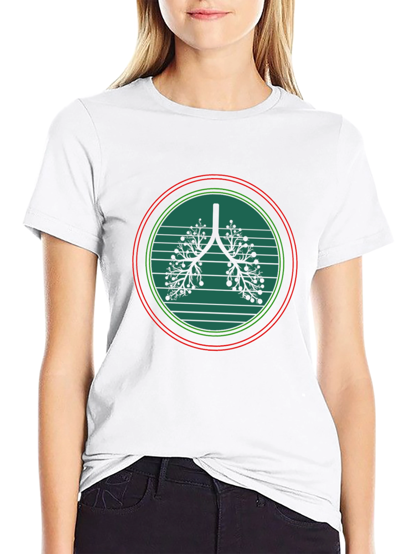 Lungs Graphic Tee - Unique Design