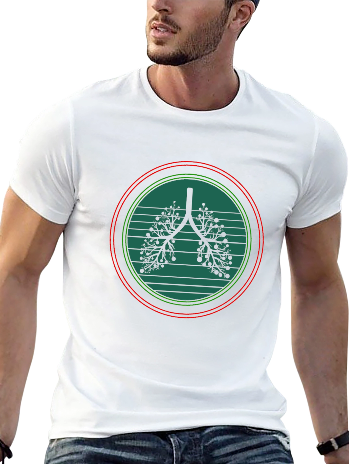 Lungs Graphic Tee - Unique Design
