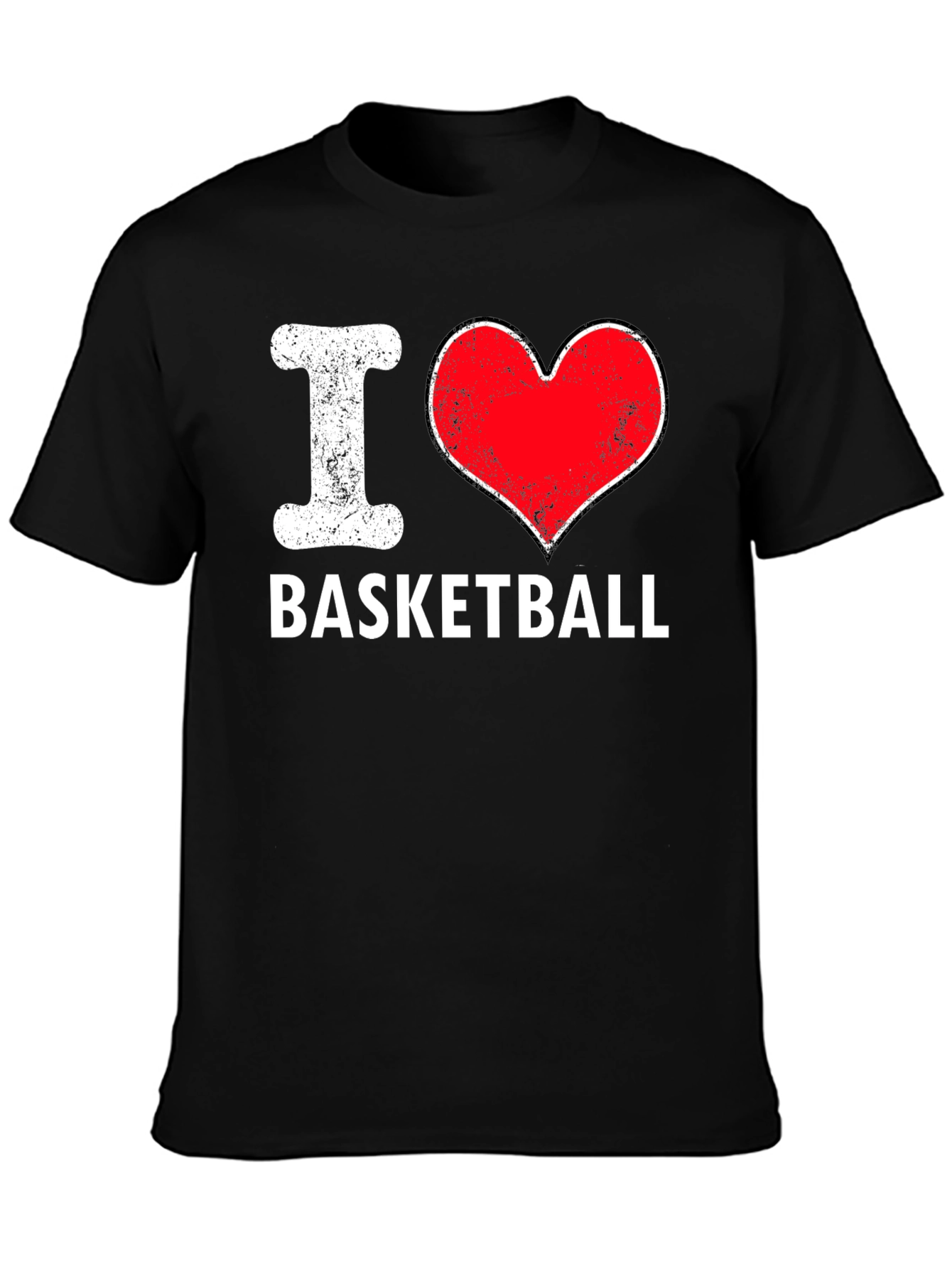 I Love Basketball T-Shirt - Classic Design