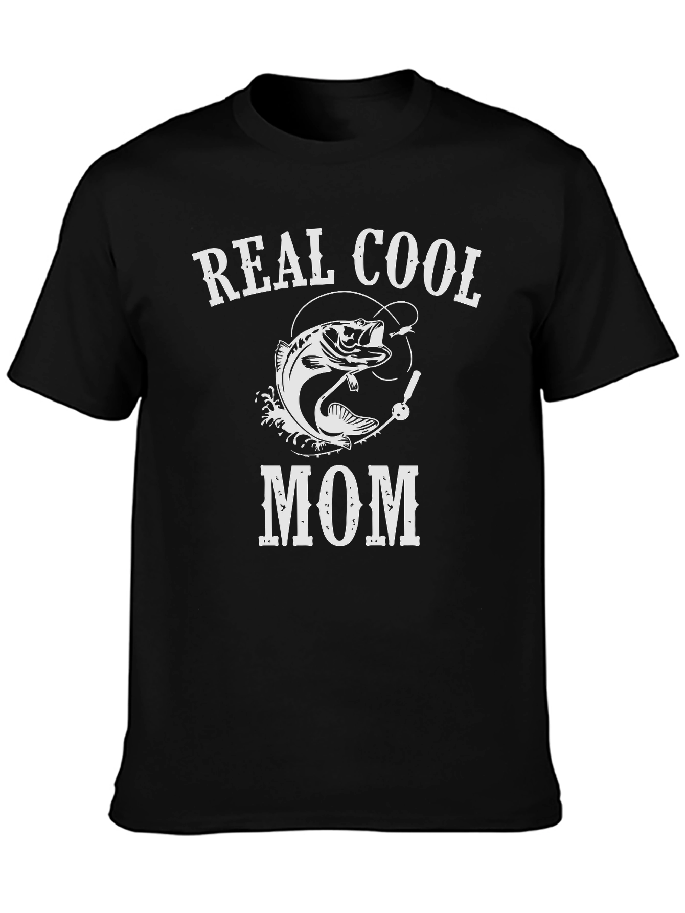 Real Cool Mom Fishing T-Shirt