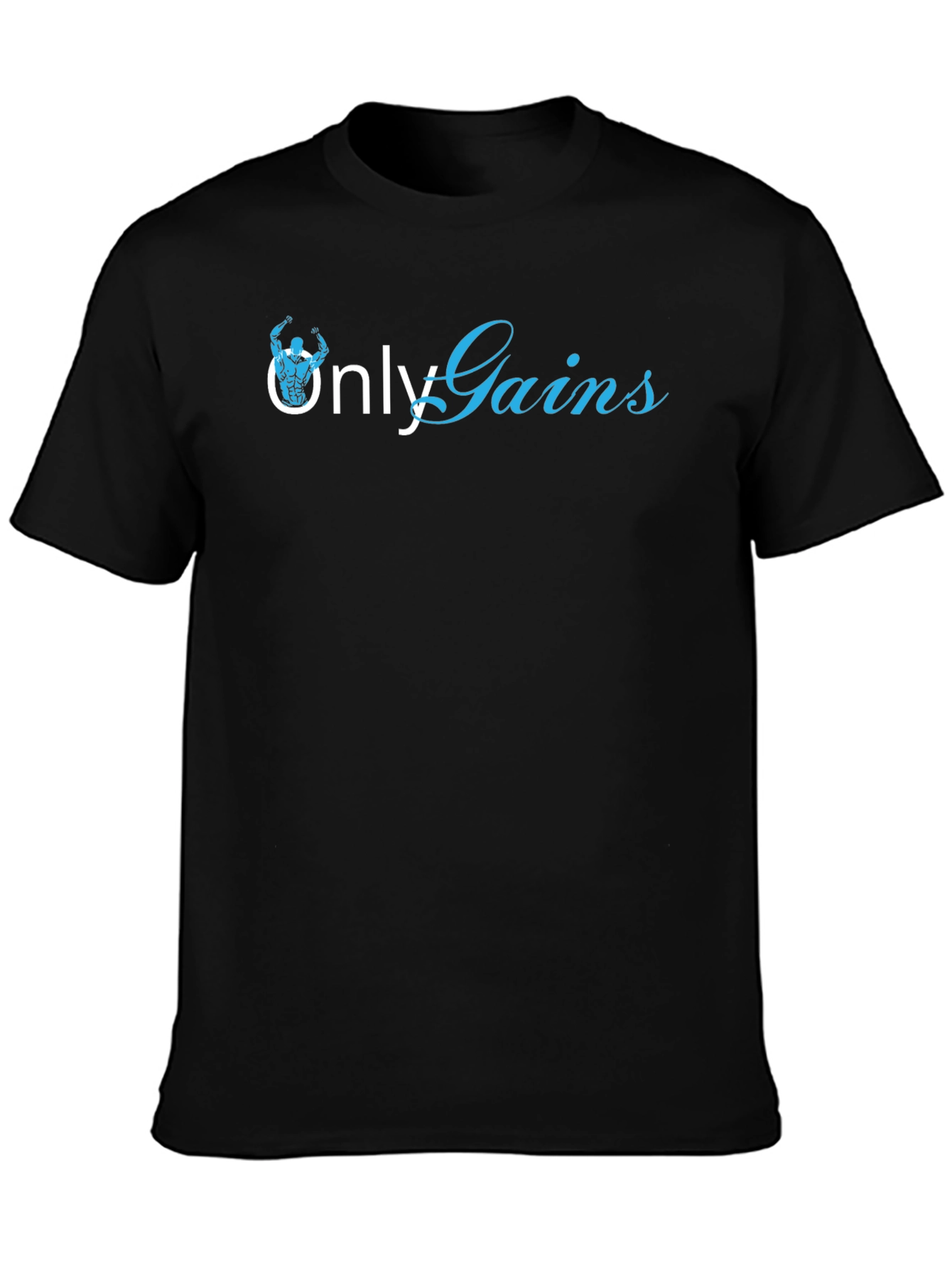 Only Gains Black T-Shirt