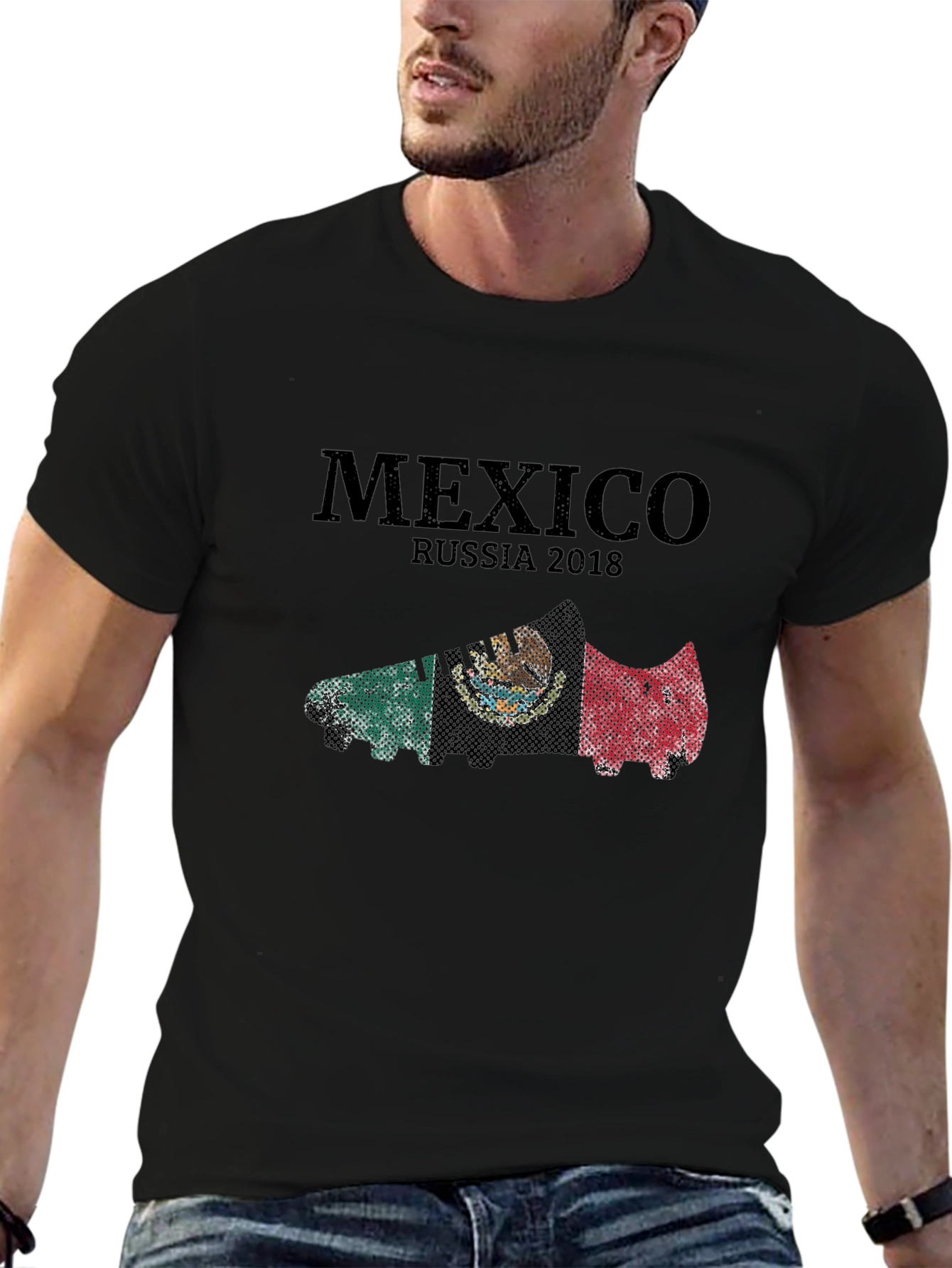 Mexico Russia 2018 Soccer T-Shirt
