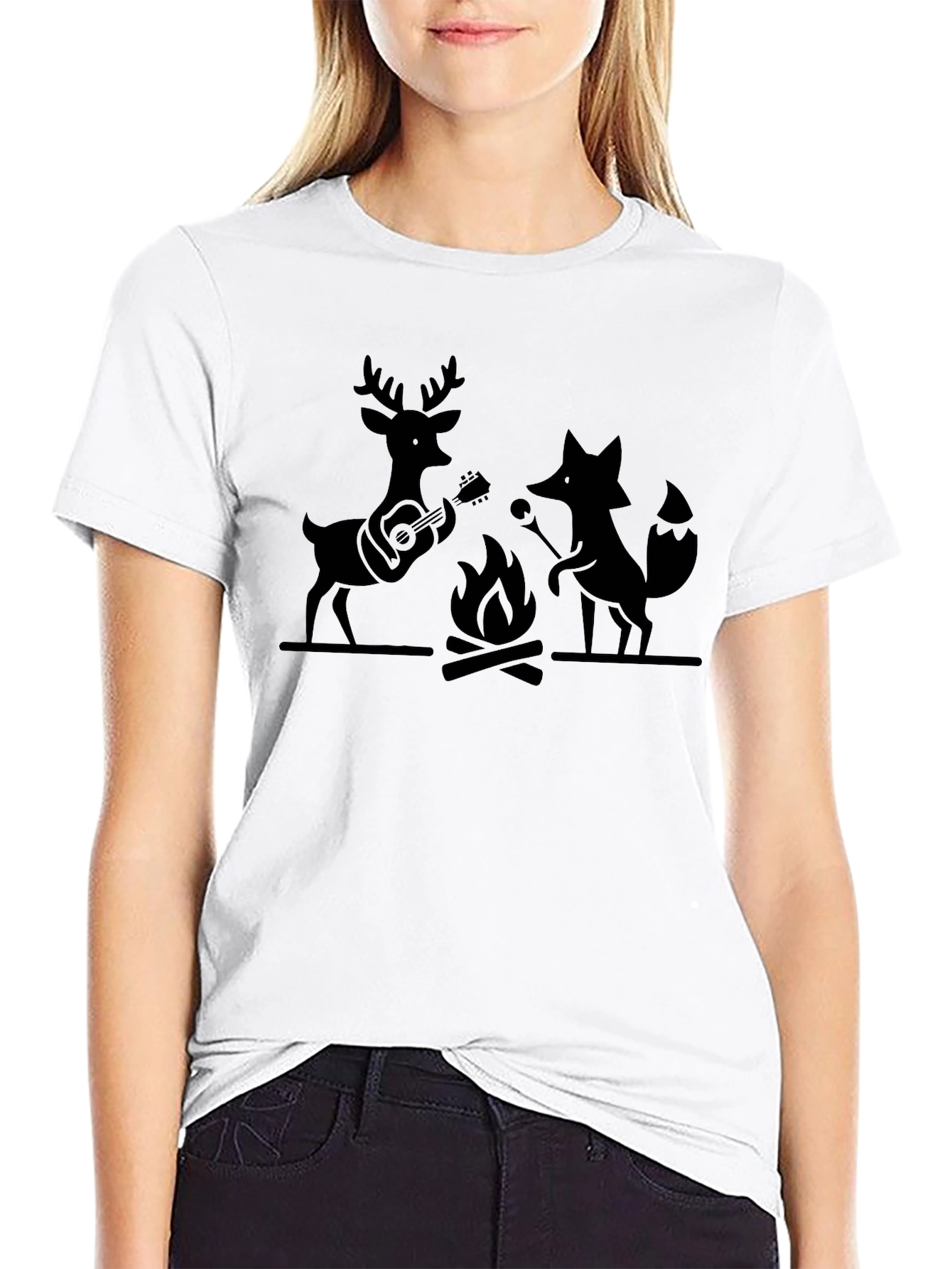 Camping Buddies Graphic T-Shirt