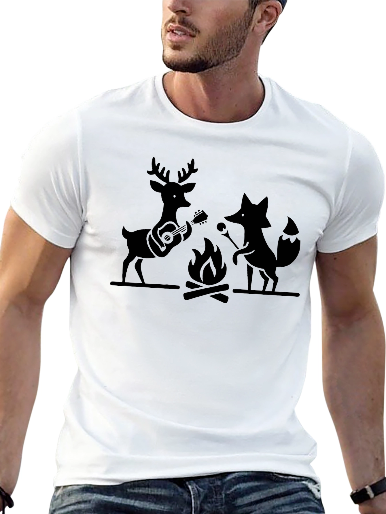 Camping Buddies Graphic T-Shirt