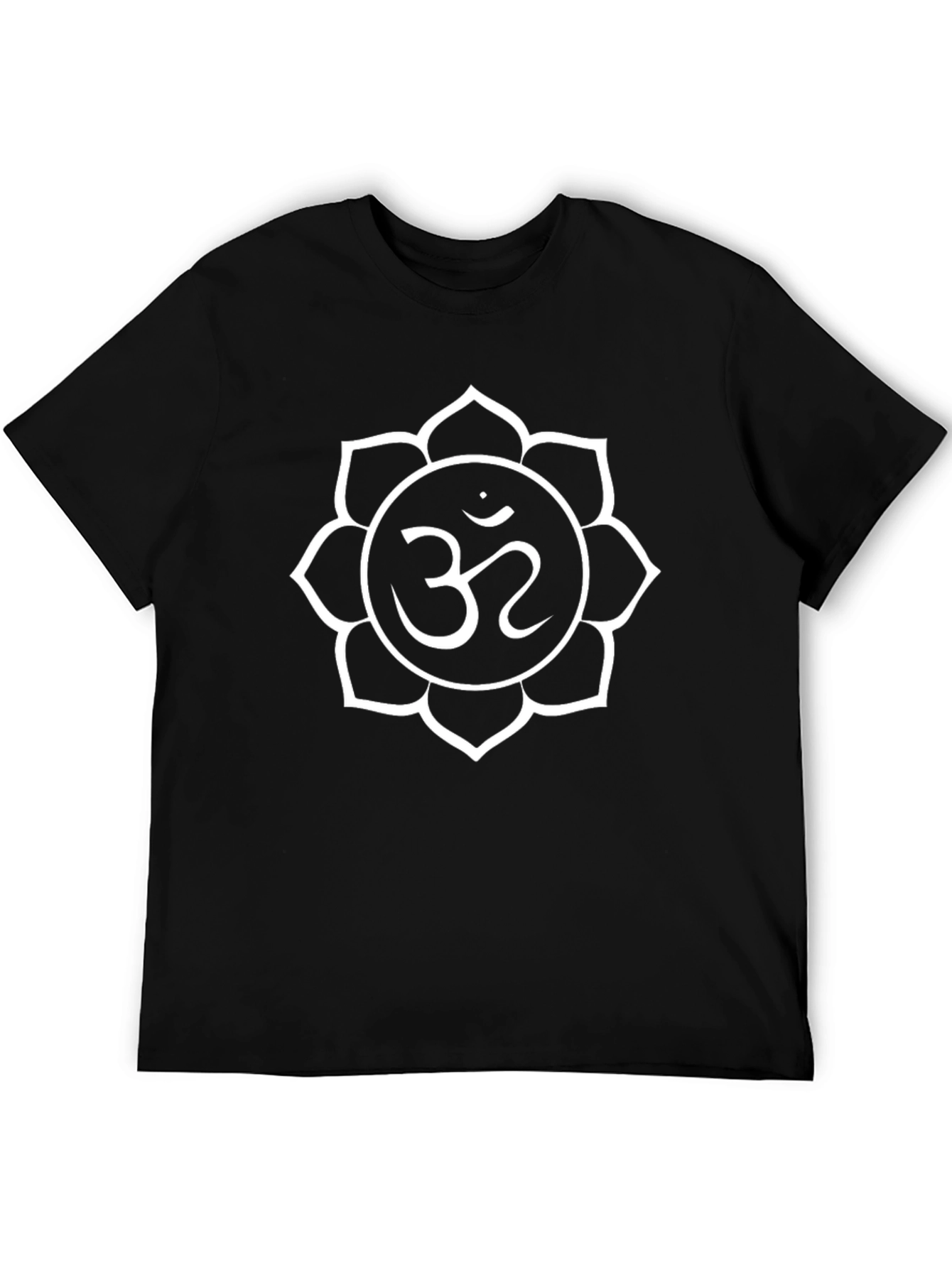 Om Symbol Lotus T-Shirt - Spiritual Design
