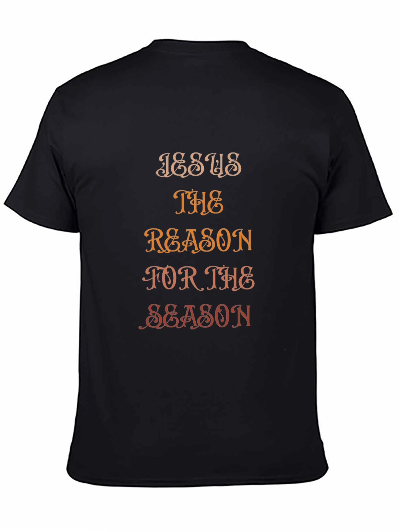 Jesus is the Reason Black Graphic T-Shirt