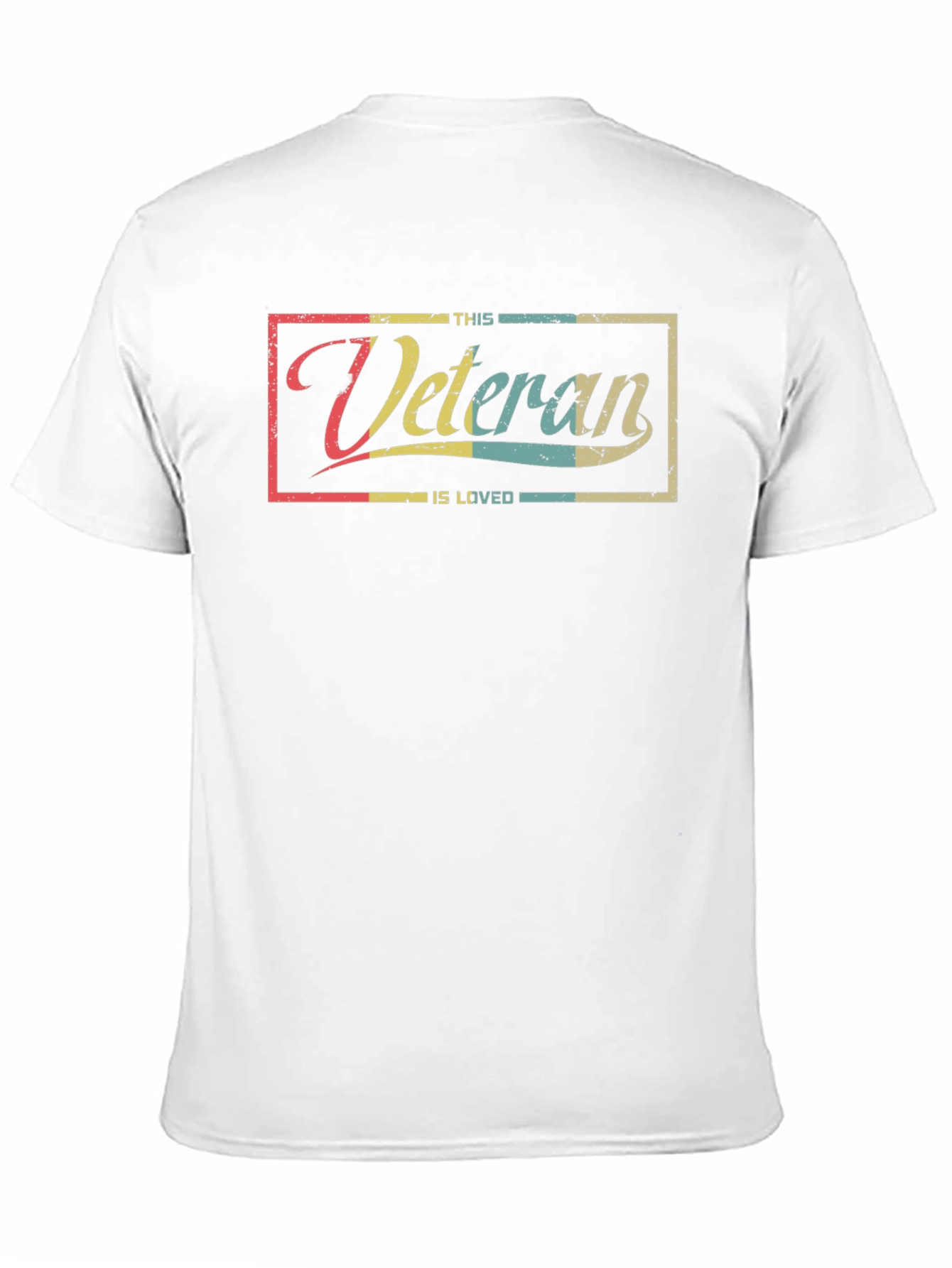 This Veteran Is Loved - Retro Graphic T-Shirt