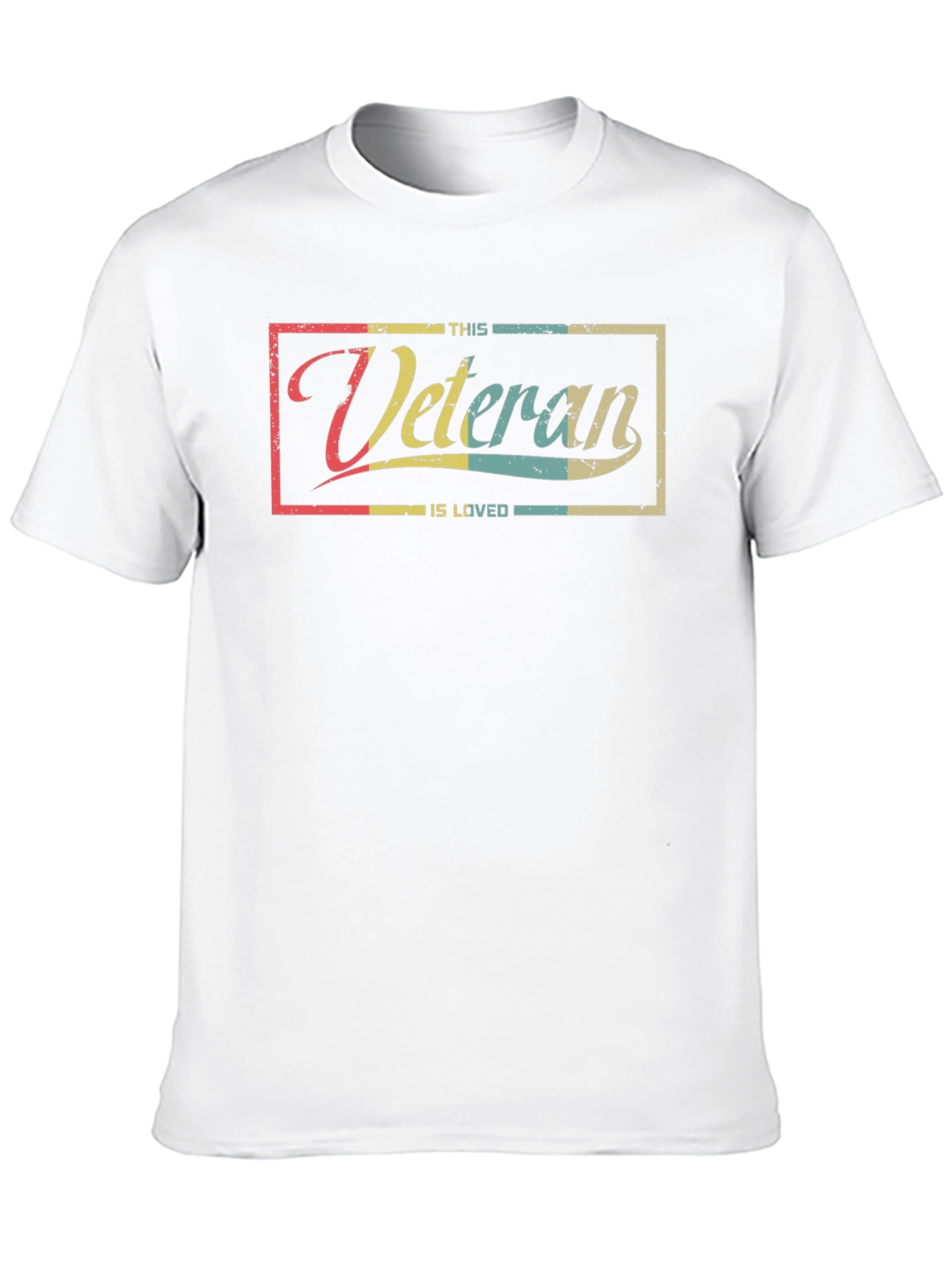 This Veteran Is Loved - Retro Graphic T-Shirt
