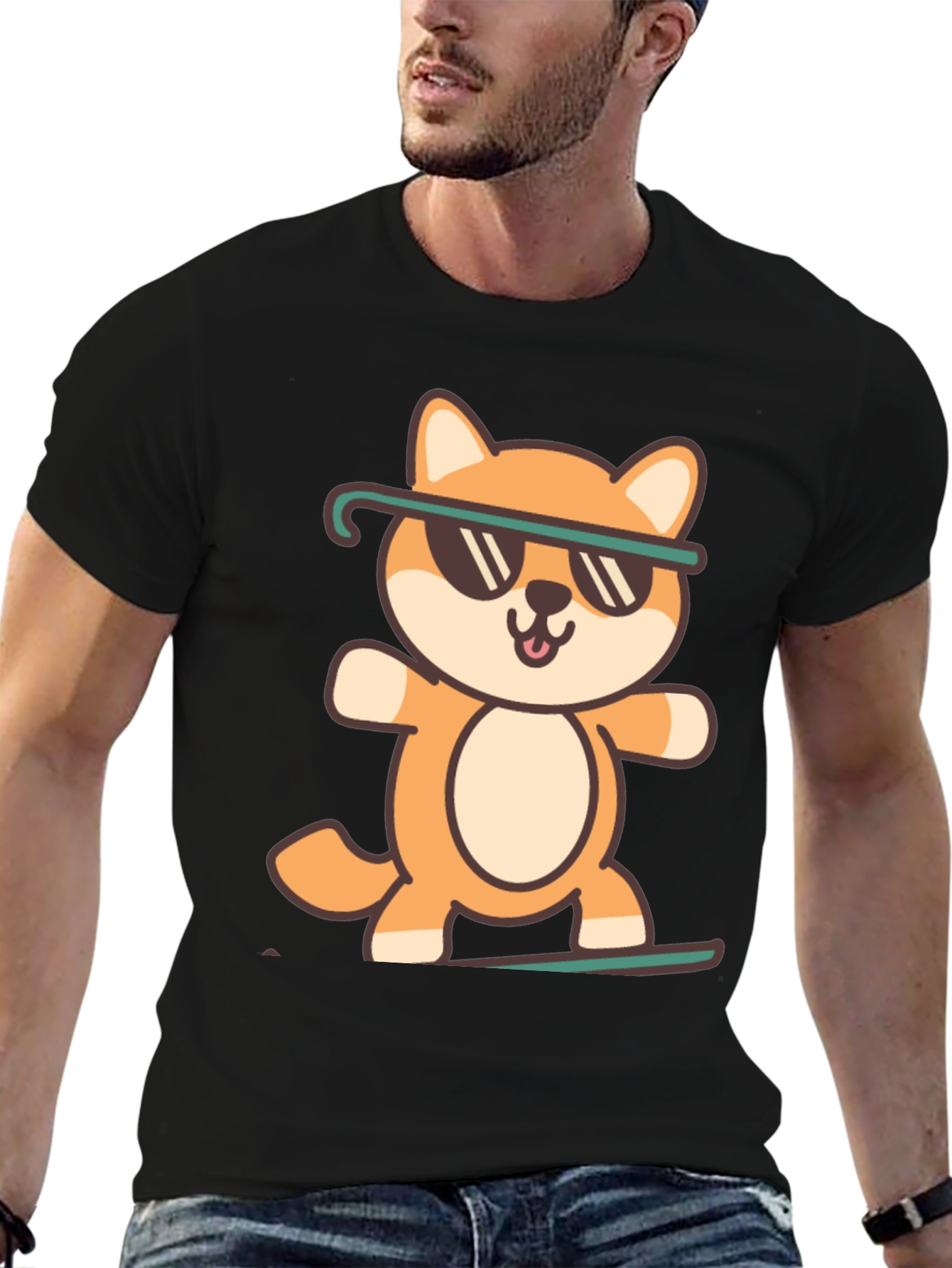 Cool Doge T-Shirt - Unisex Black Tee